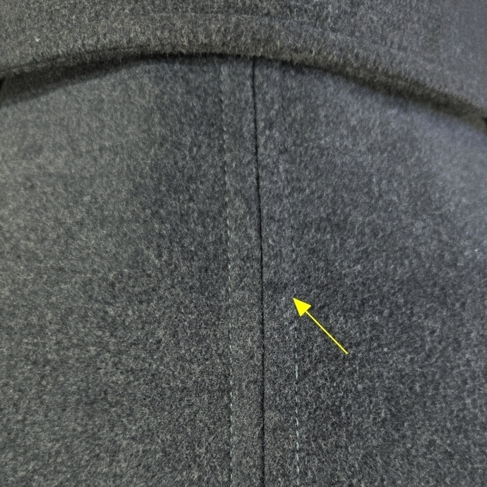 Zara Basic Gray Single Breasted Belted Peacoat Po… - image 11